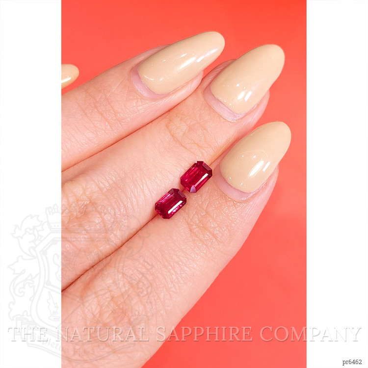 1.13 Ct.Tw. Ruby Pair from Mozambique