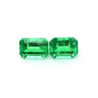 4.83 Ct.Tw.Total Carat Weight Emerald Pair from Ethiopia Video