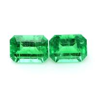 4.83 Ct.Tw.Total Carat Weight Emerald Pair from Ethiopia Video
