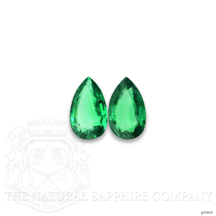 9.30 Ct.Tw. Emerald Pair from Zambia