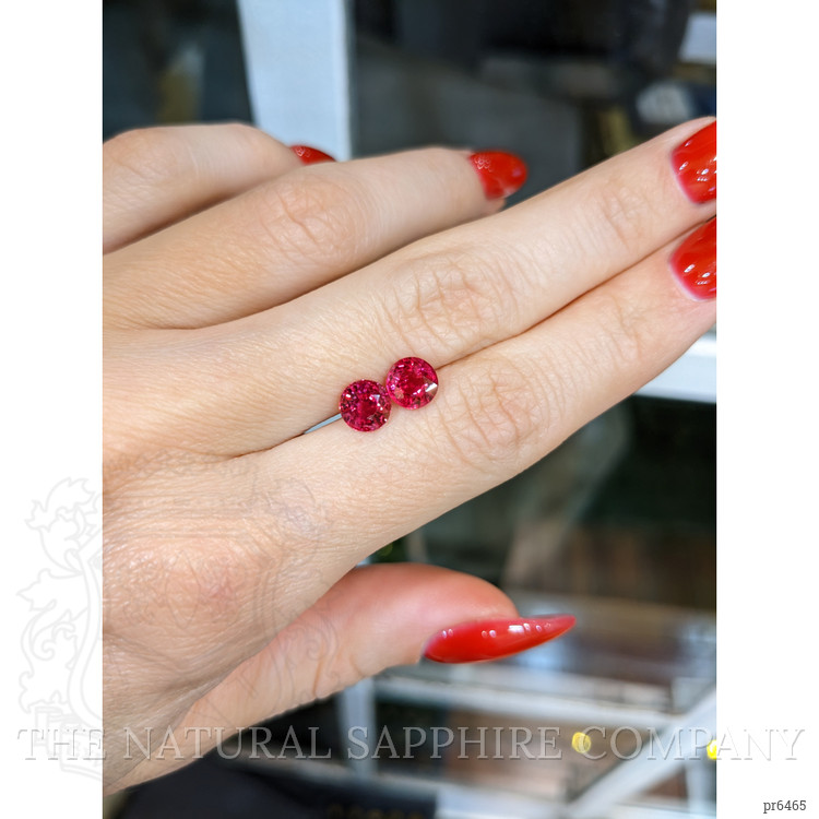 2.25 Ct.Tw. Ruby Pair from Mozambique