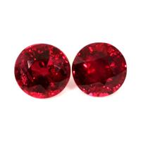 2.36 Ct.Tw.Total Carat Weight Ruby Pair from Mozambique Video