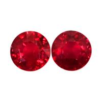 2.39 Ct.Tw.Total Carat Weight Ruby Pair from Mozambique Video