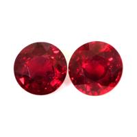2.40 Ct.Tw.Total Carat Weight Ruby Pair from Mozambique Video