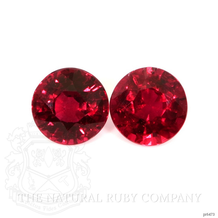 2.05 Ct.Tw. Ruby Pair from Mozambique