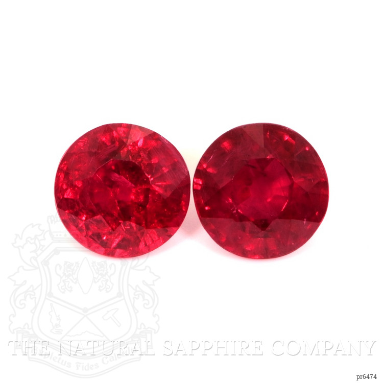 Pave Ruby Earring <span>2.31</span>&nbsp;<span class="tooltip-light">Ct.Tw.<span class="tooltiptext">Total Carat Weight</span></span>, 14K White Gold