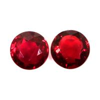 2.12 Ct.Tw.Total Carat Weight Ruby Pair from Mozambique Video