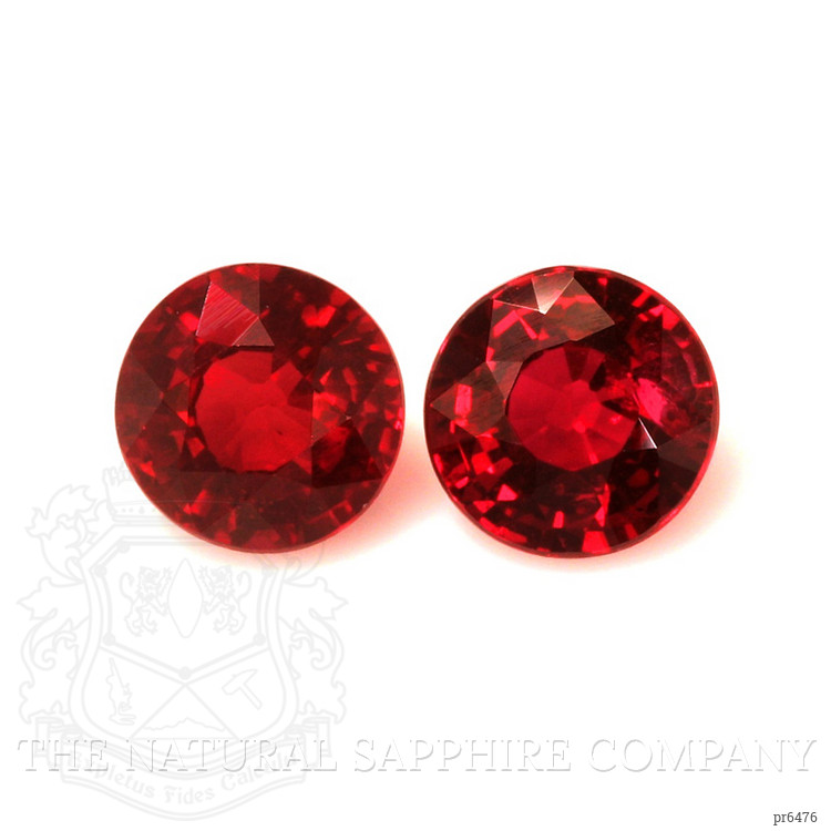 2.18 Ct.Tw. Ruby Pair from Mozambique