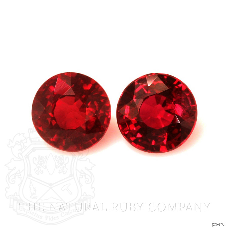 2.18 Ct.Tw. Ruby Pair from Mozambique