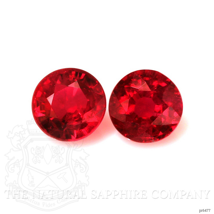 2.23 Ct.Tw. Ruby Pair from Mozambique