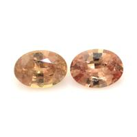 1.75&nbsp;Ct.Tw.Total Carat Weight Padparadscha Sapphire Pair from Madagascar Video