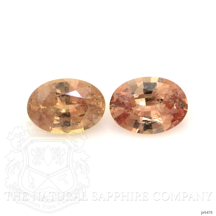 1.75 Ct.Tw. Padparadscha Sapphire Pair from Madagascar
