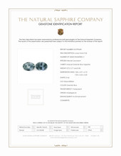 1.62 Ct.Tw.Total Carat Weight Greenish Blue Sapphire Pair from Madagascar Scan Report