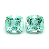 1.77 Ct.Tw.Total Carat Weight Emerald Pair from Brazil Video