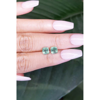 1.77 Ct.Tw.Total Carat Weight Emerald Pair from Brazil Life Style