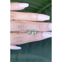 2.12 Ct.Tw.Total Carat Weight Emerald Pair from Brazil Life Style