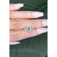2.21 Ct.Tw.Total Carat Weight Emerald Pair from Brazil Life Style
