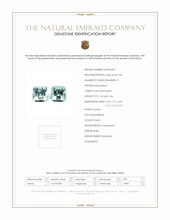 2.89 Ct.Tw.Total Carat Weight Emerald Pair from Brazil Scan Report