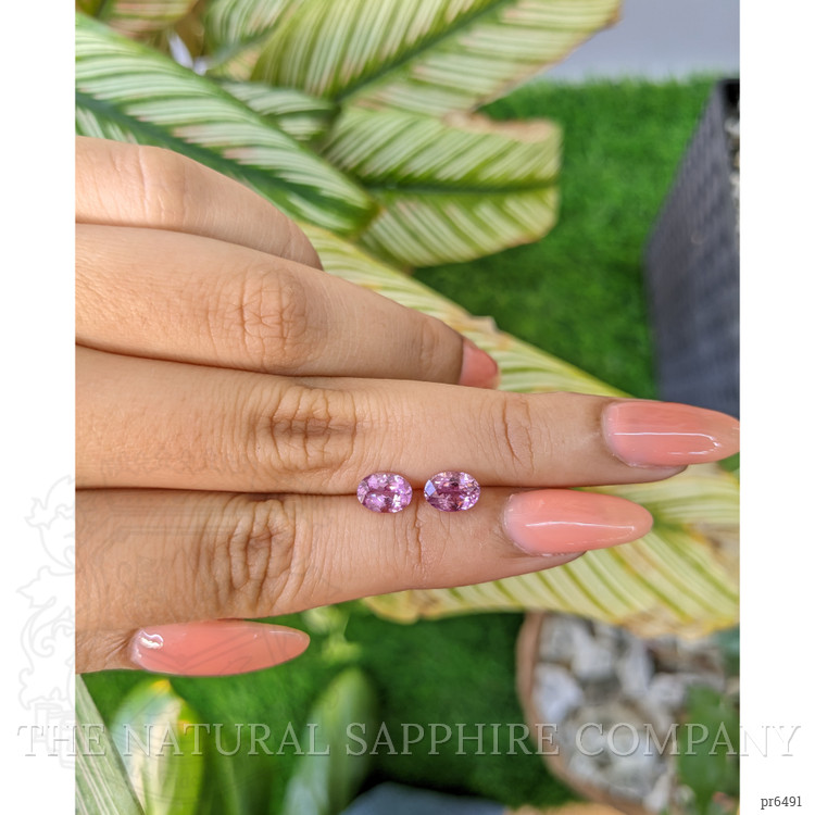 2.05 Ct.Tw. Pink Sapphire Pair from Ceylon (Sri Lanka)