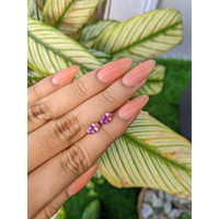 2.05&nbsp;Ct.Tw.Total Carat Weight Pink Sapphire Pair from Ceylon (Sri Lanka) Life Style