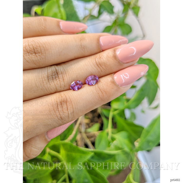 1.92 Ct.Tw. Pink Sapphire Pair from Ceylon (Sri Lanka)