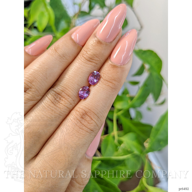 1.92 Ct.Tw. Pink Sapphire Pair from Ceylon (Sri Lanka)