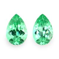 0.73 Ct.Tw.Total Carat Weight Emerald Pair from Russia Video