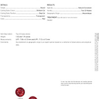 3.27 Ct.Tw.Total Carat Weight Ruby Pair from Mozambique Scan Report