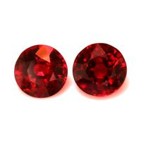 3.27 Ct.Tw.Total Carat Weight Ruby Pair from Mozambique Video