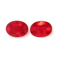 2.75 Ct.Tw.Total Carat Weight Ruby Pair from Mozambique Video