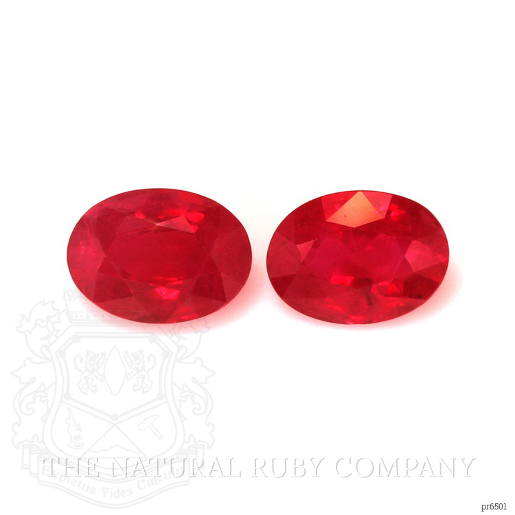 2.75 Ct.Tw. Ruby Pair from Mozambique