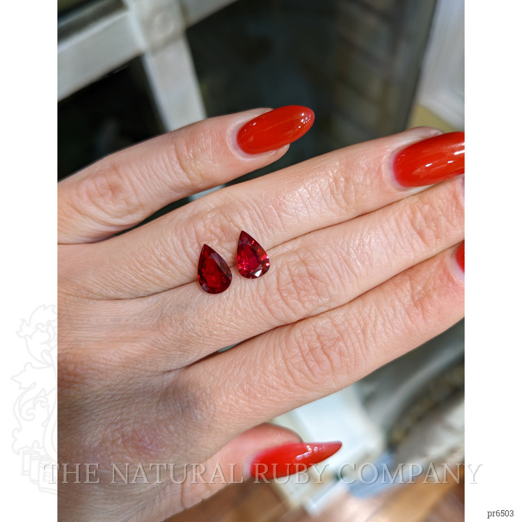 2.62 Ct.Tw. Ruby Pair from Mozambique