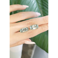 14.16 Ct.Tw.Total Carat Weight Beryl Pair from Brazil Life Style