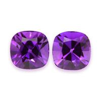 39.71 Ct.Tw.Total Carat Weight Amethyst Pair from Brazil Video