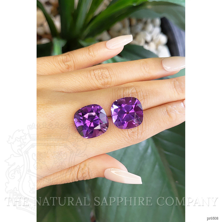 39.71 Ct.Tw. Amethyst Pair from Brazil