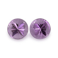 11.53 Ct.Tw.Total Carat Weight Amethyst Pair from Brazil Video