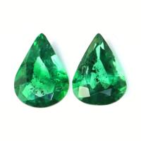 1.70&nbsp;Ct.Tw.Total Carat Weight Emerald Pair from Zambia Video