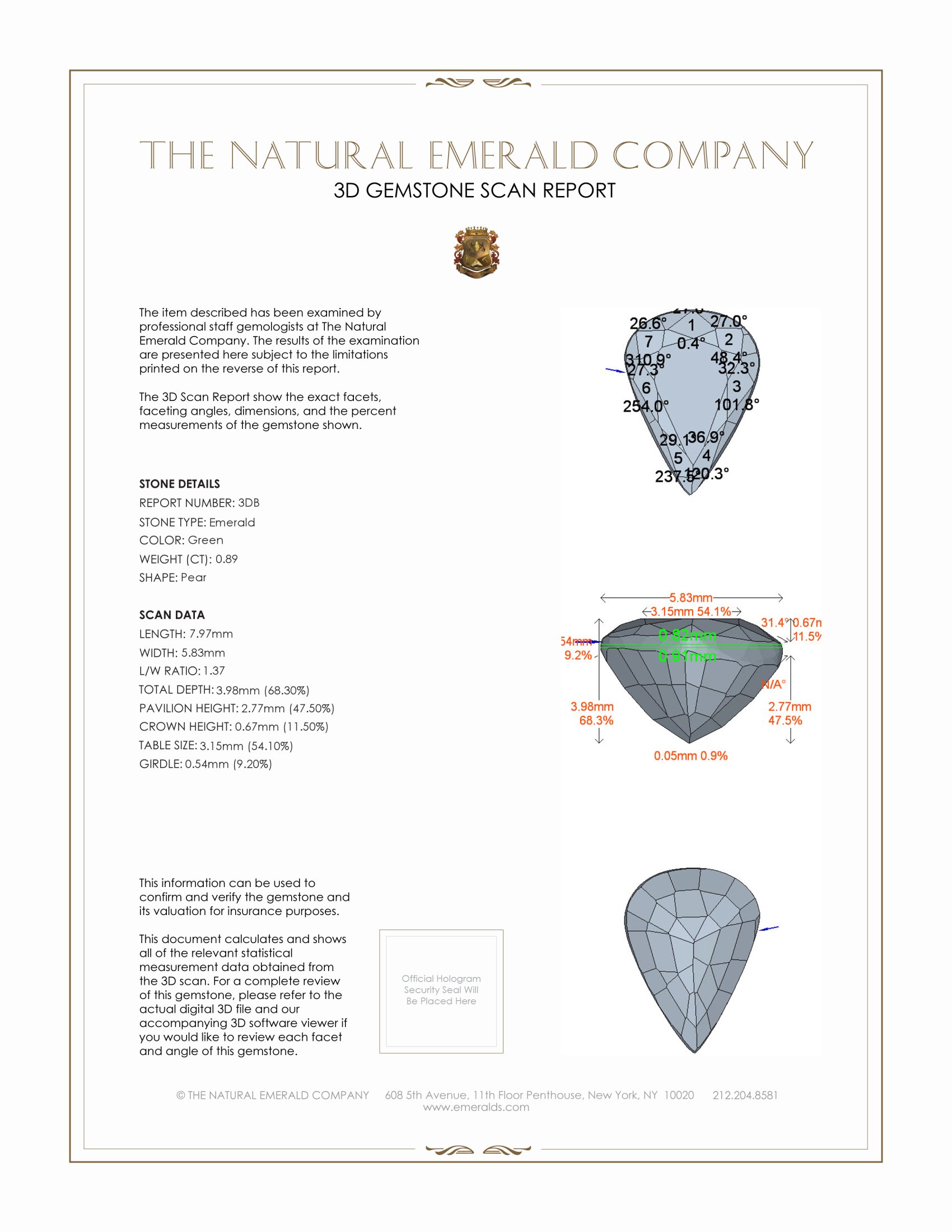 1.70 Ct.Tw. Emerald Pair from Zambia