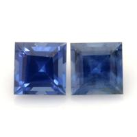 0.61 Ct.Tw.Total Carat Weight Blue Sapphire Pair from East Africa Video