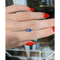 0.61 Ct.Tw.Total Carat Weight Blue Sapphire Pair from East Africa Life Style