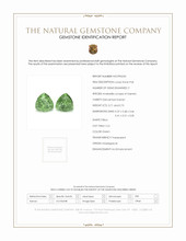1.44 Ct.Tw.Total Carat Weight Demantoid Garnet Pair from Madagascar Scan Report