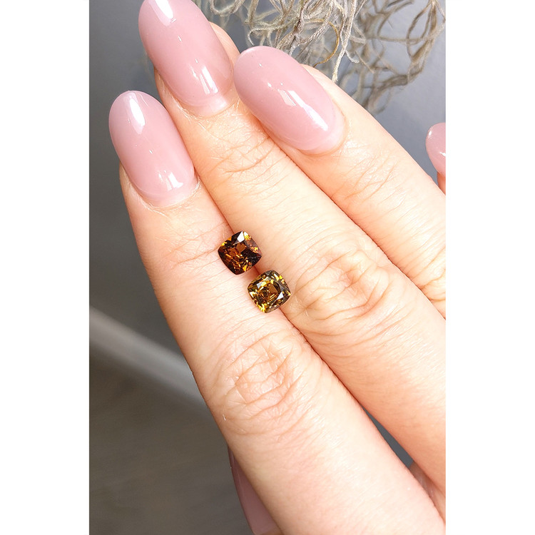 1.87 Ct.Tw. Demantoid Garnet Pair from Madagascar