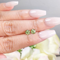 1.25 Ct.Tw.Total Carat Weight Demantoid Garnet Pair from Madagascar Life Style