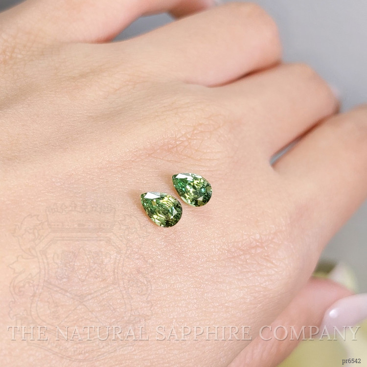 1.33 Ct.Tw. Demantoid Garnet Pair from Madagascar