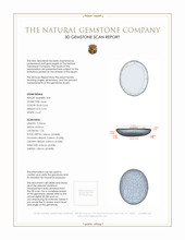 1.78 Ct.Tw.Total Carat Weight Multi Color Cabochon White Opal (Light Opal) Pair from Australia 3 D Scan Report