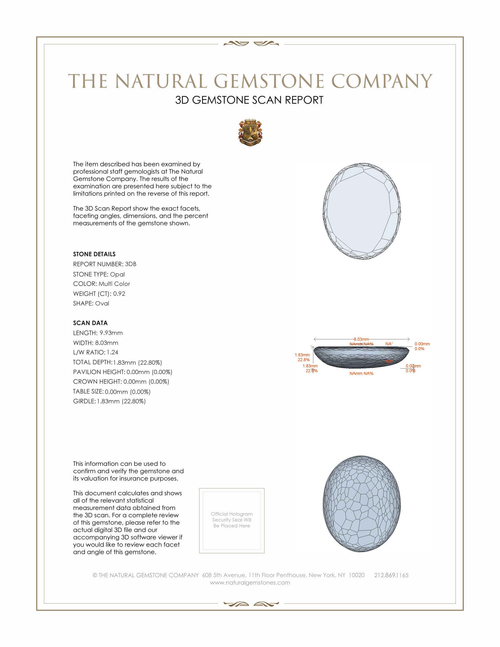 1.78 Ct.Tw. Cabochon Opal Pair from Australia