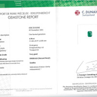 10.33 Ct.Tw.Total Carat Weight Emerald Pair from Zambia Scan Report
