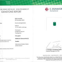 10.33 Ct.Tw.Total Carat Weight Emerald Pair from Zambia Scan Report