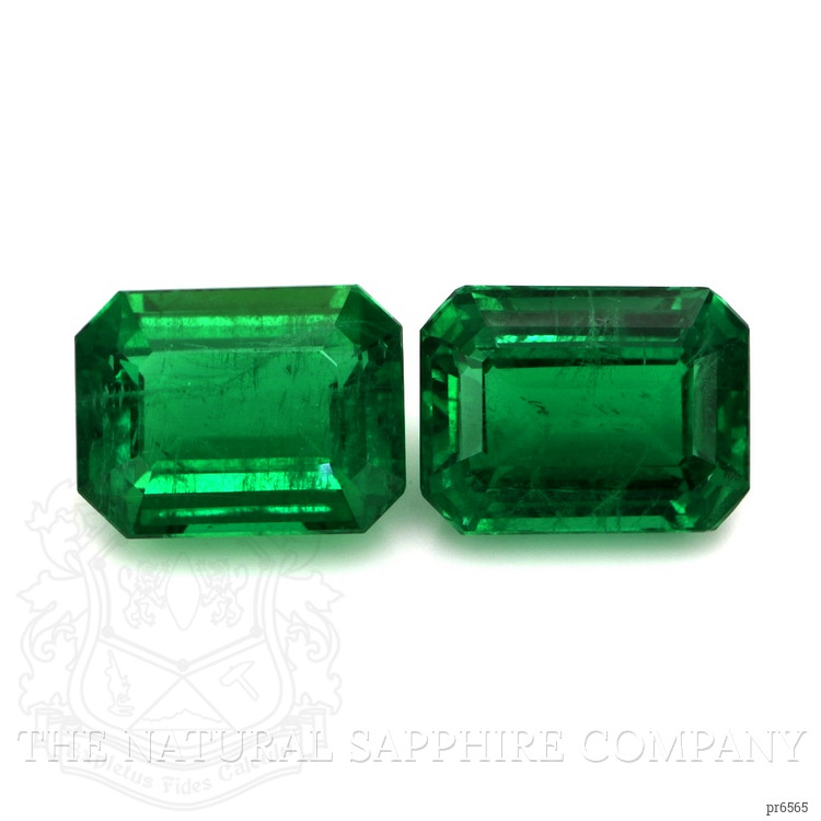 10.33 Ct.Tw. Emerald Pair from Zambia