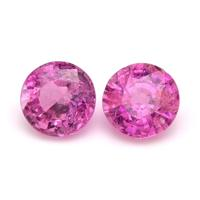 2.54&nbsp;Ct.Tw.Total Carat Weight Pink Sapphire Pair from Ceylon (Sri Lanka) Video